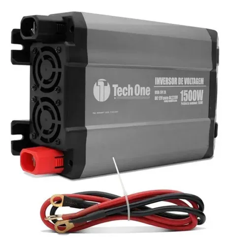 Inversor De Tensão 1500w 12v P/ 110v Conversor De Energia
