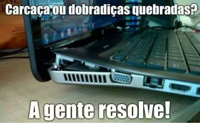 Reparo de carcaça de Notebook e ultrabook, com Garantia.