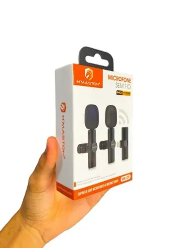 Par de Microfones Lapela IOS MK-09