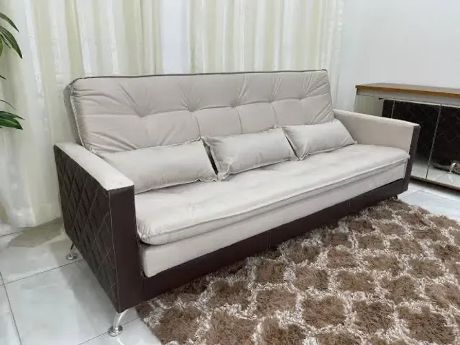 Sofá Cama Confortável e Moderno Viena - ENTREGA HOJE !!!