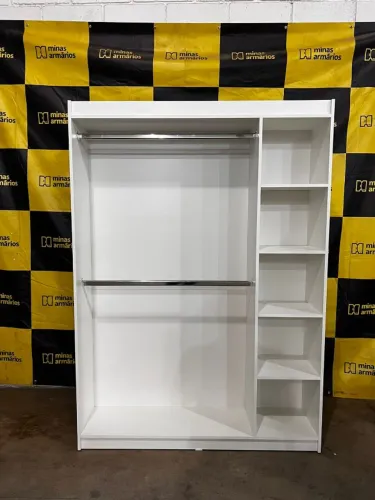 Cabideiro com Nichos laterais 130 cm