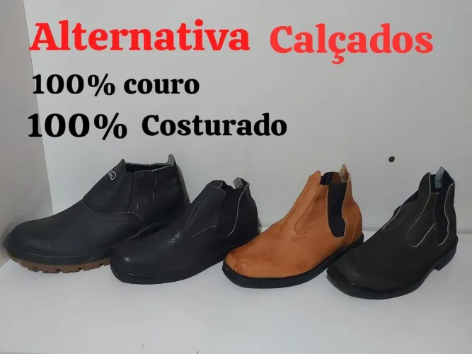 botina mateira 100% couro 100% costurada várias 33/34/35/36/37/38/39/40/41/42/43/44/5