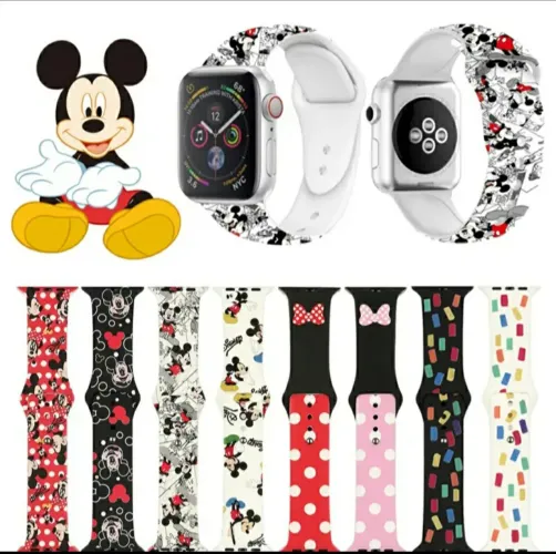 Pulseira Mickey Compatível com APPLE WATCH, linha ULTRA e linha IWO
