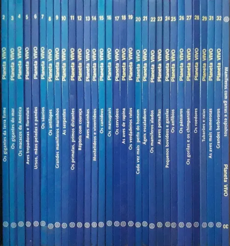 Coleção Completa 33 Vol. Planeta Vivo Editora Planeta