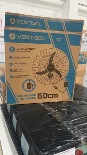 Ventilador de Parede Ventisol 60cm Bivolt 200W