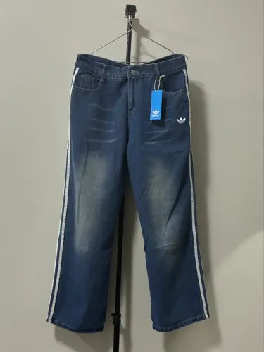Calça jeans adidas originals wide leg - 38