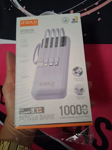 Power Bank 1000 mAh A'Gold PRO BTE-18 - Novo