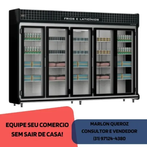 Freezer Refrigerador 5 Portas PoloFrio 220v Novo