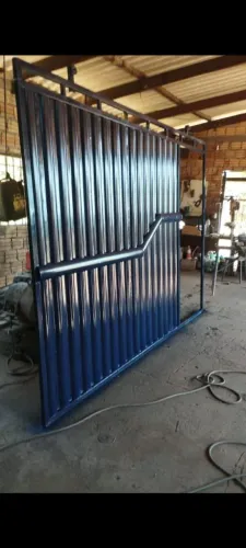 Portões de Metalon galvanizado por encomenda 