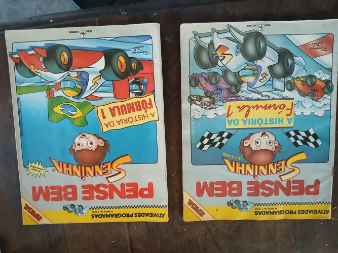 2 Livros 'Pense Bem Senninha' - Fórmula 1