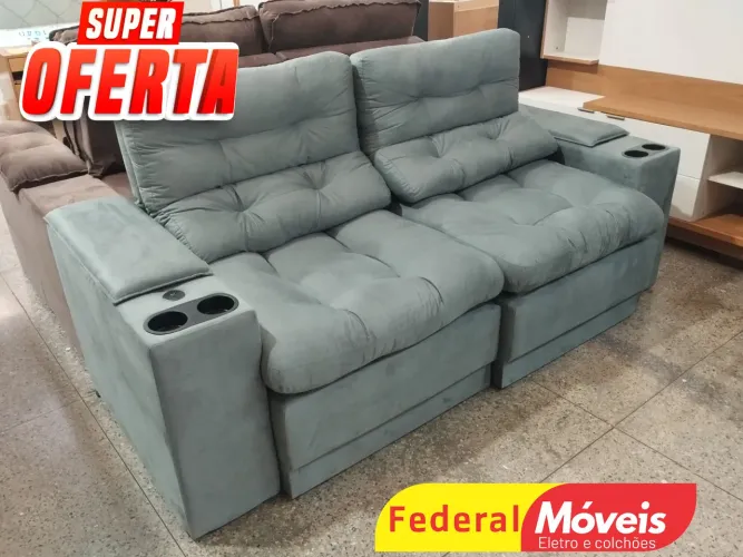 Sofá Retrátil 2,05 Oferta Especial - Entregamos