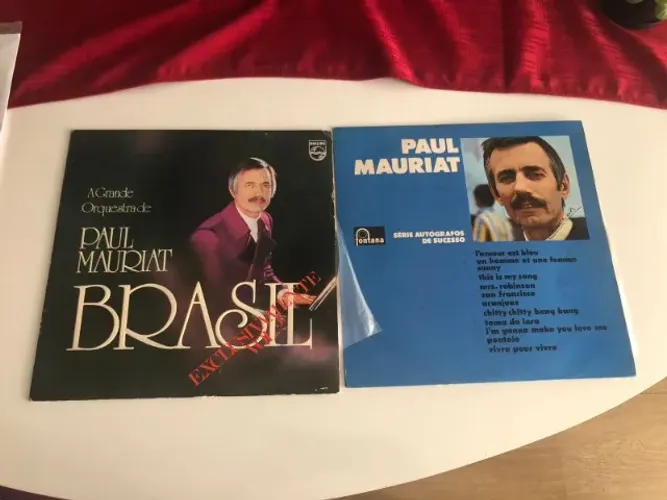 Kit 4 Discos Lp Album Vinil Paul Mauriat