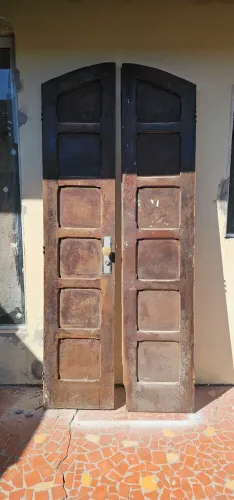 Portas em Arco de Madeira Imbuia Antigas