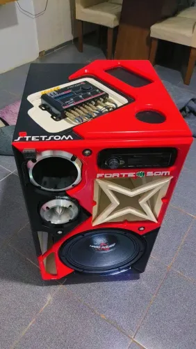 Caixa bob de Som Automotiva Forte Som hard power