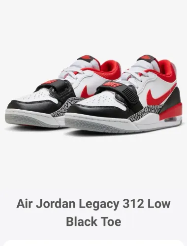 Nike air jordan legacy 312 low tamanho 43