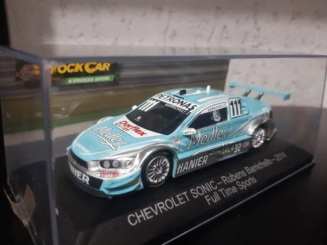 Miniatura Chevrolet Sonic Rubens Barrichello 2014 Stock Car