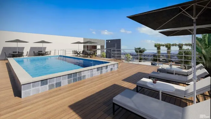 Garden 1 quarto em Jardim Camburi!