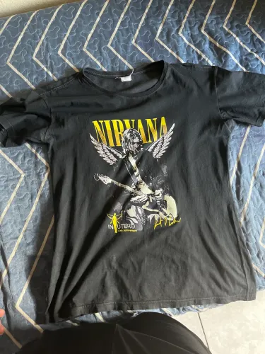Camisa da banda de rock/grunge Nirvana tamanho M