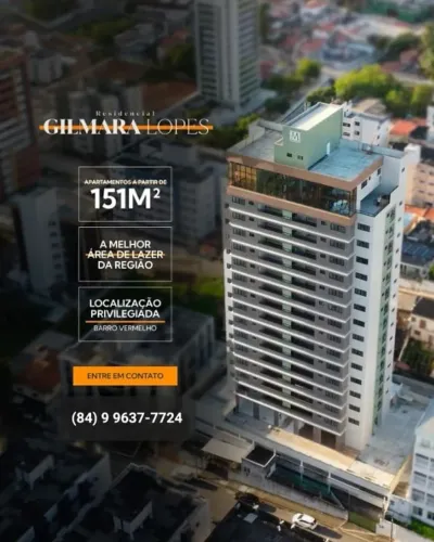 Apto 3/4 sendo 3 suítes no Residencial Gilmara Lopes de 151 m², 3 vagas por 1.100.000