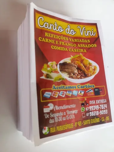 PANFLETOS PROMOÇÃO
