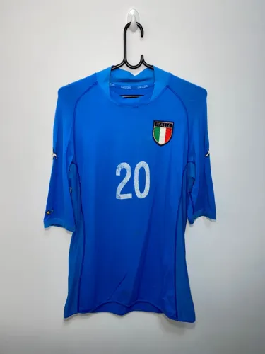 Camisa Seleção Itália Copa do Mundo 2002 #20 Montella Original Kappa