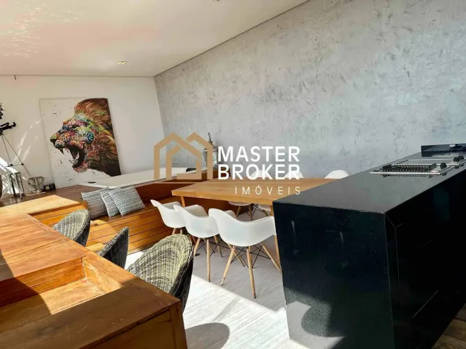 Cobertura para VENDA e LOCAÇÃO, com hidromassagem, MOBILIADA e decorada no Vila da Serra,