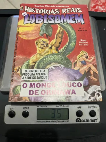 Revista Histórias Reais de Lobisomem - Edição Colecionador