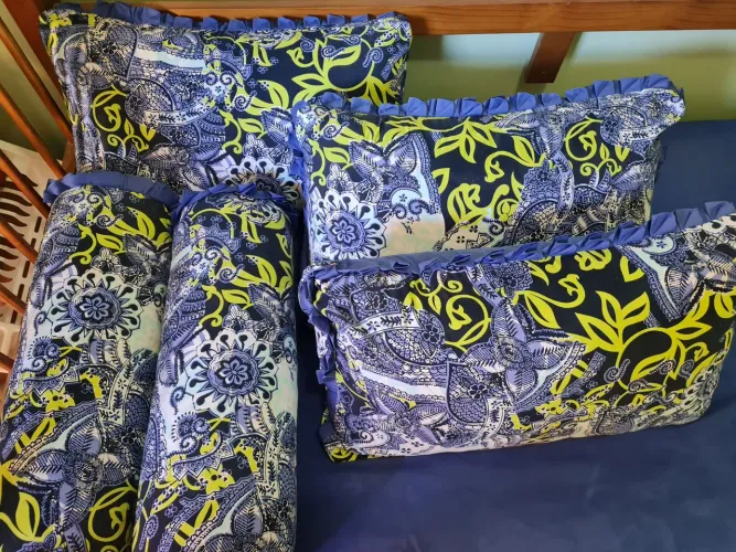 Conjunto de Almofadas Decorativas Estampadas