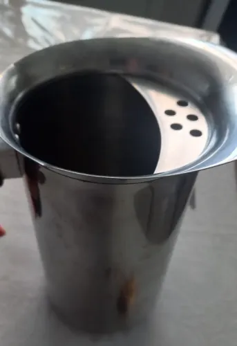 Coador de Leite Inox com Filtro