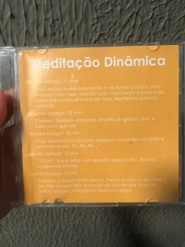 CD de meditação guiada