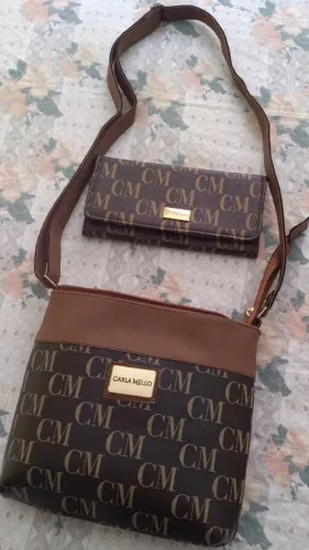 Bolsa transversal + Carteira Carla Melo