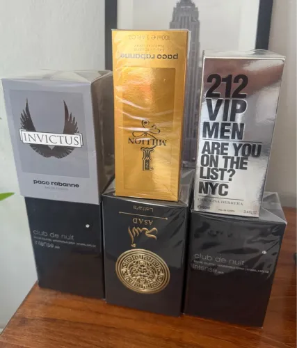 Perfume ASAD , CLUB DE NUIT , ONE MILLION , 212, INVICTUS 