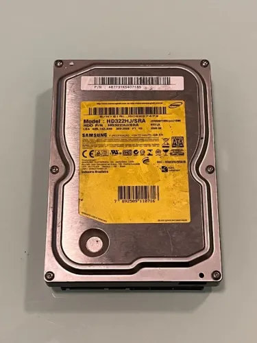 HD Samsung 320GB 7200RPM SATA 3.5" - Modelo HD322HJ/SRA