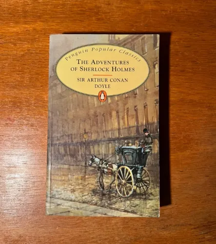 Livro The Adventures of Sherlock Holmes - de Sir Arthur Conan Doyle - EM ÓTIMO ESTADO