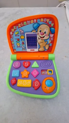 Laptop Fisher-Price interativo bilíngue pedagogico 