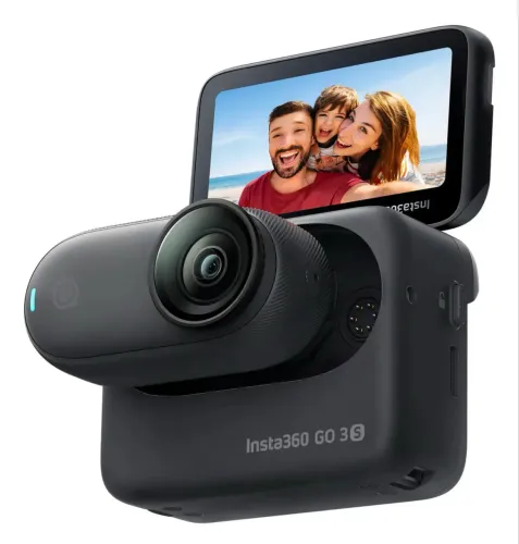 Câmera De Ação Insta360 Go 3s 128gb - Go3s 4kCor Preto