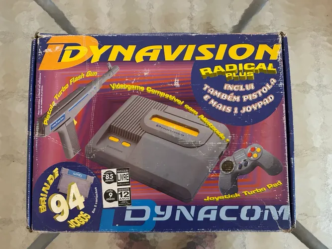 Video Game DYNAVISION na caixa completo 