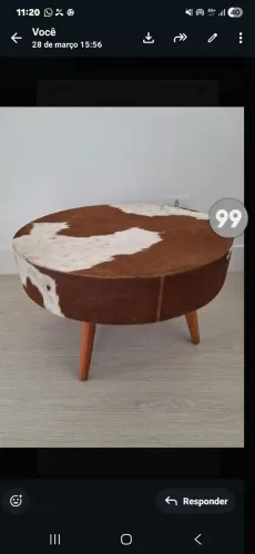 Puf de Couro
