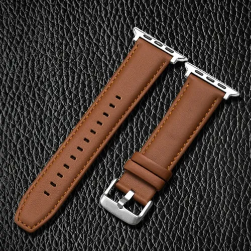 Pulseira para apple watch de couro