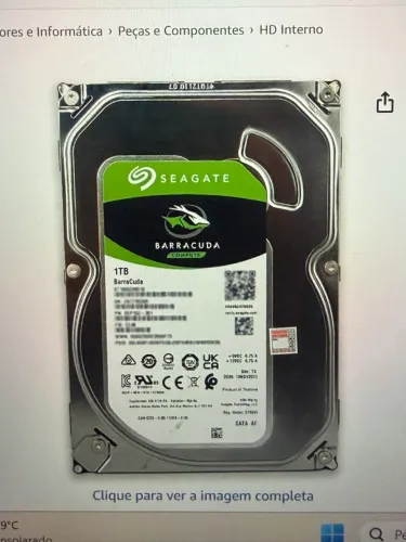 Hard Disk Barracuda 1TB ST1000DM010 Desktop 3,5 Seagate - SE300