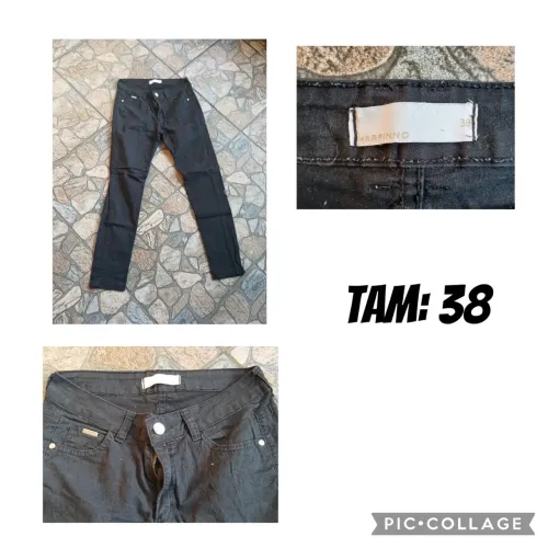 ? Calça Jeans Preta Marfinno - Tam 38 (Preço para Desapegar!)
