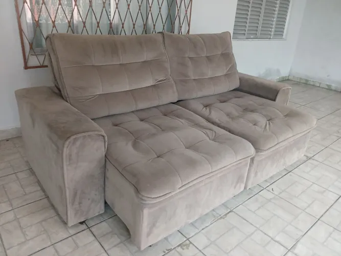 Sofa retrátil e reclinavel- ENTREGO!