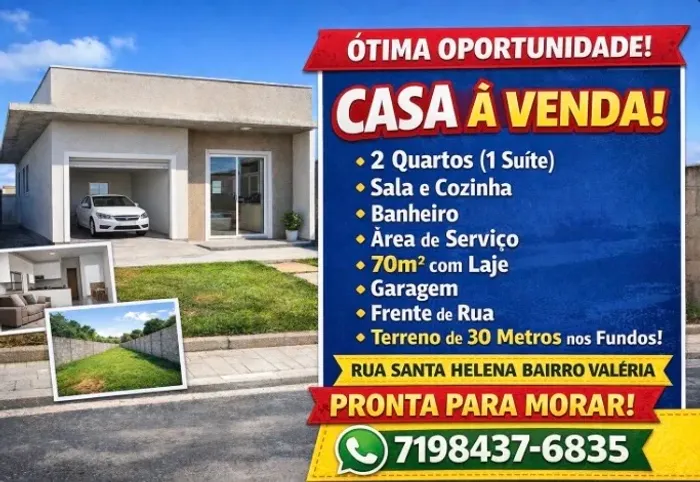 Casa a venda em Valéria
