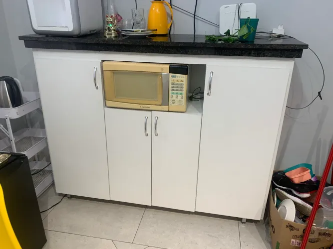 Balcão auxiliar planejado