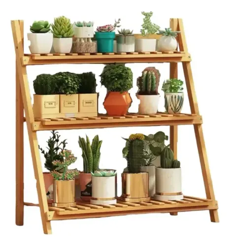 2 Estantes prateleira pinus organizador De Plantas Suporte De Vasos Varandas