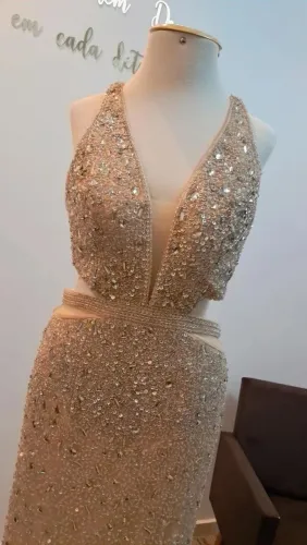 Vestido pedraria madrinha formanda festas noiva