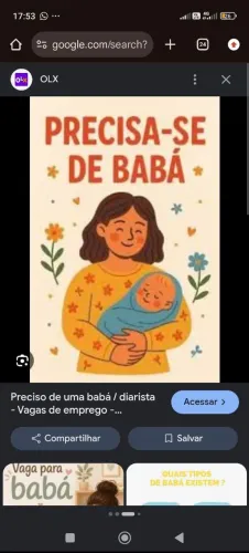Preciso de uma baba