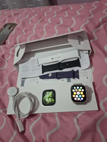 Relogio apple Watch original série 11(c/4 pulseiras)