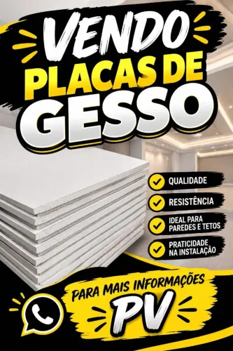 Placas de gesso tenho 74 placas