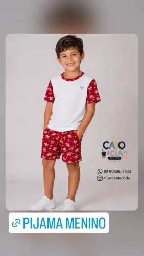 Pijama menino Tam:04,08,10